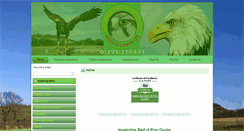 Desktop Screenshot of hawkridgebirdsofprey.com